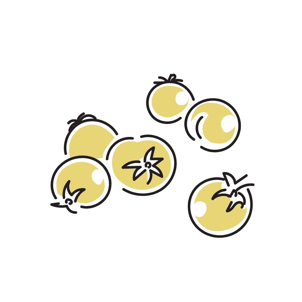 フッタートマトイラスト